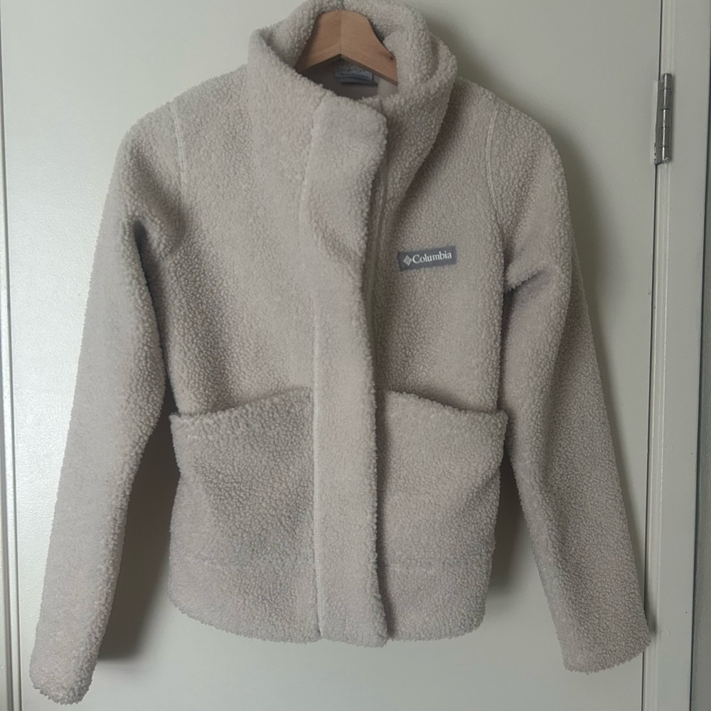 Columbia Beige Fleece Jacket